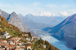 La vista di Lugano dal Monte Brè