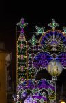 Luminarie per la Festa di Sant'Alberto a Pietramonecorvino in provincia di Foggia