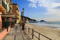 Lungomare di Alassio in Liguria