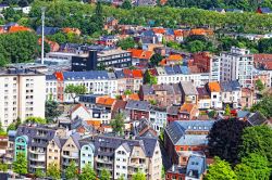 Mechelen, Belgio, vista dall'alto con le sue case dai tetti colorati - © 150247013 / Shutterstock.com