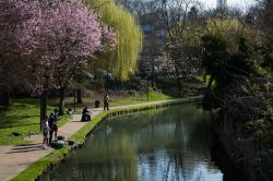 Melun, Francia, giornata di sole sulle rive del fiume Almont a sud-est di Parigi - © Nadia Turinsky / Shutterstock.com