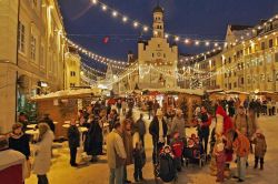 Il mercatino di Natale a Kempten in Baviera, ...