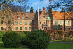 Il monastero di St. Catherine a Roskilde, Danimarca. Questo grazioso edificio di culto è stata una prioria dei frati domenicani.



