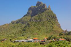 Uno dei rilievi più caratteristici dell'isola di São Nicolau, Capo Verde (Africa).
