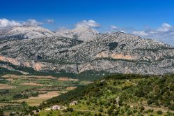 Montagne del Supramonte non lontano da Oliena, provincia di Nuoro, Sardegna.
