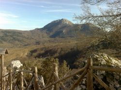 Monte della Madonna di Viggiano dal Santuario della Madonna del Monte Saraceno in Basilicata