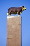 Monumento alla razza bovina Hereford a Kansas City, Missouri, nota anche come capitale del manzo - © Joseph Sohm / Shutterstock.com