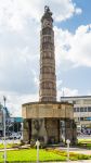 Il monumento Arat Kilo a Addis Abeba, Etiopia. Situato al centro di piazza Meyazia 27 commemora la liberazione dell'Etiopia dalla dominazione italiana. E' stato inaugurato nel 1944 alla ...