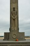 Il monumento in ricordo del pescatore e marinaio morto in mare a Ostenda, Belgio - © EQRoy / Shutterstock.com