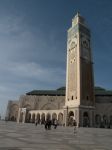 La Moschea di Casablanca, Hassan II Mosque, è la terza moschea del mondo per dimensioni.