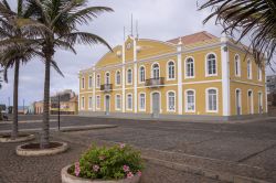 Il municipio di Ponta do Sol, cittadina ell'estremo nord dell'isola di Santo Antão, Capo Verde (Africa).