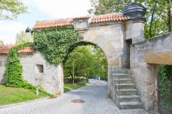 Mura con edera del castello di Coburgo, Germania - © TGP-shot / Shutterstock.com