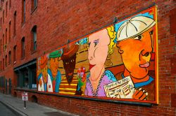 Murales in una strada di Seattle, Washington.



