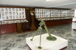 Museo sull'invasione di Baia dei Porci a Playa Giron, Cuba. Una delle maggiori attrazioni di questa località cubana è l'area museale in cui sono esposti cimeli della battaglia ...