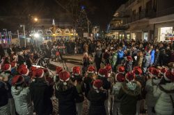 Natale a Bellaria Igea Marina, rivera romagnola, Emilia-Romagna.