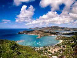 Nelson's Dockyard a Antigua, America Centrale. Porto e cantiere navale storico situato sull'estremità meridionale dell'isola di Antigua, dal luglio 2016 fa parte dei patrimoni ...