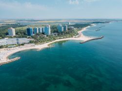 Neptun-Olimp Resort una delle spiagge del Mar Nero in Romania appena a nord di Mangalia