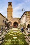 Noale, Veneto: l'infiorata del Corpus Domini nel centro storico - © REDMASON / Shutterstock.com