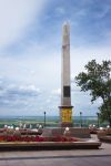 L'obelisco di Minin e Pozharsky a Nizhny Novgorod. Minin e Pozharsky sono due eroi nazionali per aver difeso la Russia dall'invasione polacca nel Seicento - foto © Sever180 / Shutterstock.com ...