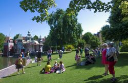 Odense, Danimarca: il parco giochi per famiglie all'interno del complesso dell'Hans Christian Andersen Museum - © Paolo Bona / Shutterstock.com