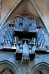 Organo a canne nella cattedrale di Bamberga, edificio romanico con 4 torri (Germania) - © Angelina Dimitrova / Shutterstock.com