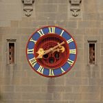 L'orologio della chiesa di St. Nikolaus a Friedrichshafen, in Germania - © Michael von Aichberger / Shutterstock.com