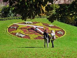 Orologio di fiori in un parco della cittadina di Nancy in estate (Francia) - © Kumpel / Shutterstock.com