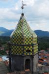 Torre campanaria della chiesa di Santa Caterina a Teano, regione Campania