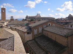 Orvieto in provincia di Terni. Scorcio panoramico dei tetti del borgo