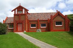 Otakou marae, chiesa maori a Dunedin, Nuova Zelanda - © Ralf Broskvar / Shutterstock.com