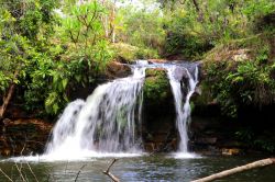 Paesaggio naturale a Chapada dos Guimaraes, cittadina a 60 km da Cuiaba, Brasile.
