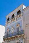 Palazzo Albano a Fasano, Puglia, Italia. Bellissimo esempio di architettura barocca, questo edificio venne costruito nel 1693 per volere del capitano Mogavero.
