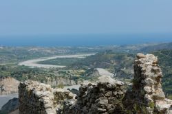 Panorama da Stilo in direzione della costa tirrenica della Calabria