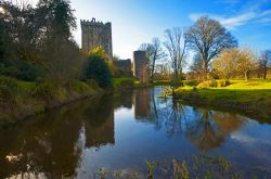 Panorama del Blarney Castle in Irlanda