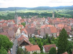 Panorama del centro di Rottweil in Germania - © Christoph Probst - Sebastian Wallroth - Wikimedia Commons.