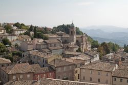 Panorama del centro di Verucchio, Val Marecchia