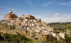 Panorama del centro storico di Piazza Armerina in Sicilia, siamo in provincia di Enna