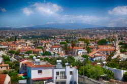 Panorama del villaggio di Kolossi non lontano da Limassol a Cipro