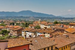 Panorama della città di Montopoli in Val d'Arno in provincia di Pisa