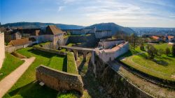 Panorama della cittadella di Besancon, Francia: rappresenta una pregevole testimonianza dell'architettura militare del XVII° secolo.

