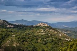 Panorama della cittadina di Capranica Prenestina uno dei borghi del Lazio