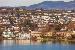 Panorama della cittadina di Rapperswil-Jona sul lago di Zurigo, Svizzera - © Denis Linine / Shutterstock.com