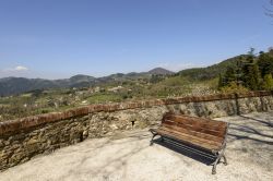 Panorama della Lunigiana fotografato dal borgo di Fosdinovo