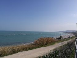 Panorama della spiaggia di Fossacesia in Abruzzo