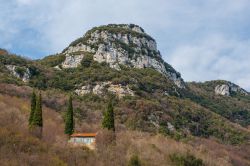 Panorama delle montagne di FInalborgo in Liguria