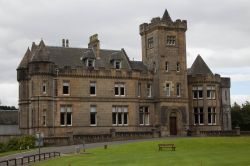 Panorama delll'Airthrey Castle, Università di Stirling, Scozia. Si tratta di un edificio storico che durante la seconda guerra mondiale venne utilizzato come ospedale per la maternità. ...