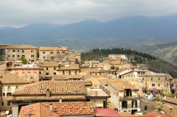 Panorama di Alatri, città di 28.000 abitanti in provincia di Frosinone, nel Lazio, considerata una delle "città ciclopiche".