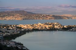 Panorama di Bacoli al tramonto, Golfo di Pozzuoli, Campania