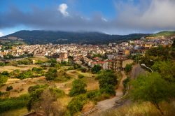 Il panorama di Orgosolo in Sardegna, provincia di Nuoro