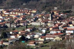 Panorama di Pieve Fosciana di Lucca in Toscana